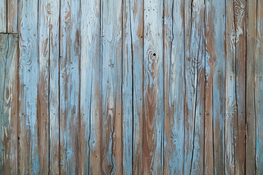 Old Blue Fence
