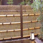 bamboo twig fence